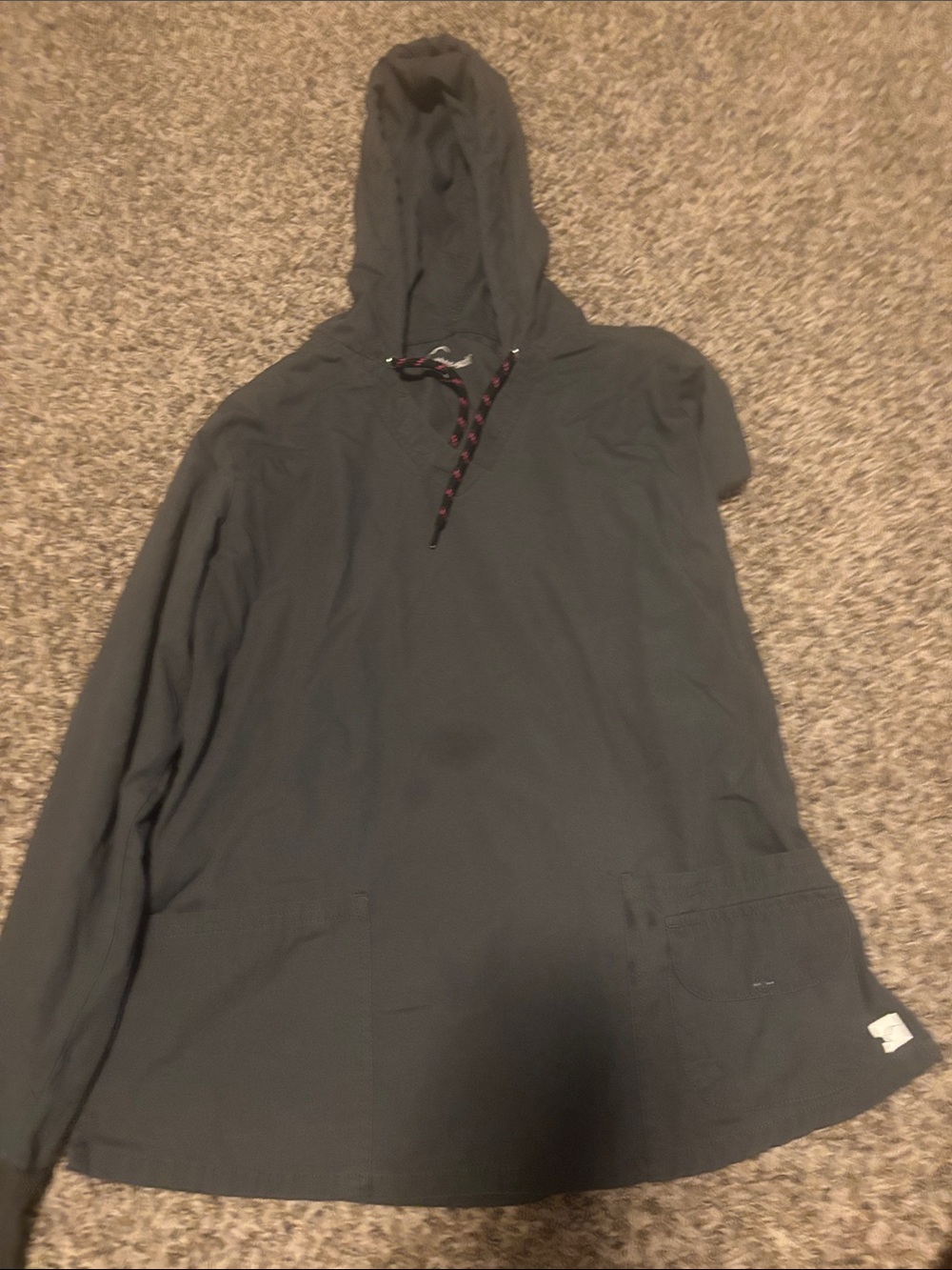 Gray scrub hoody-butter soft from uniform advantage